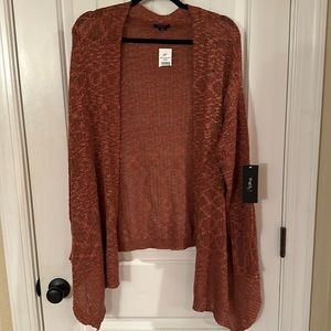 Rust colored cardigan